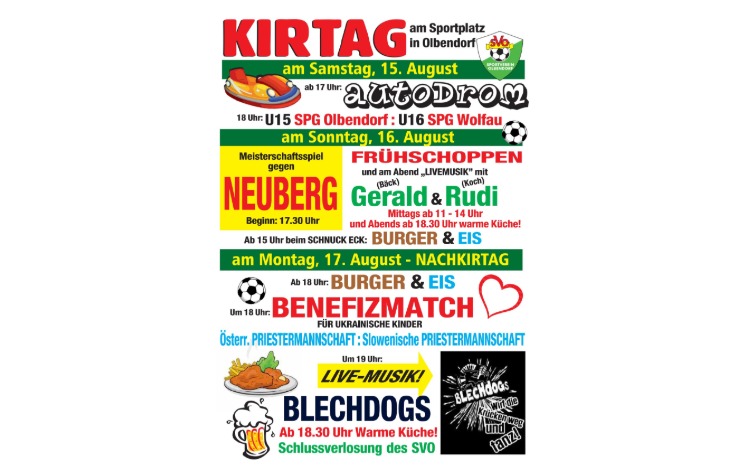 Kirtag in Olbendorf