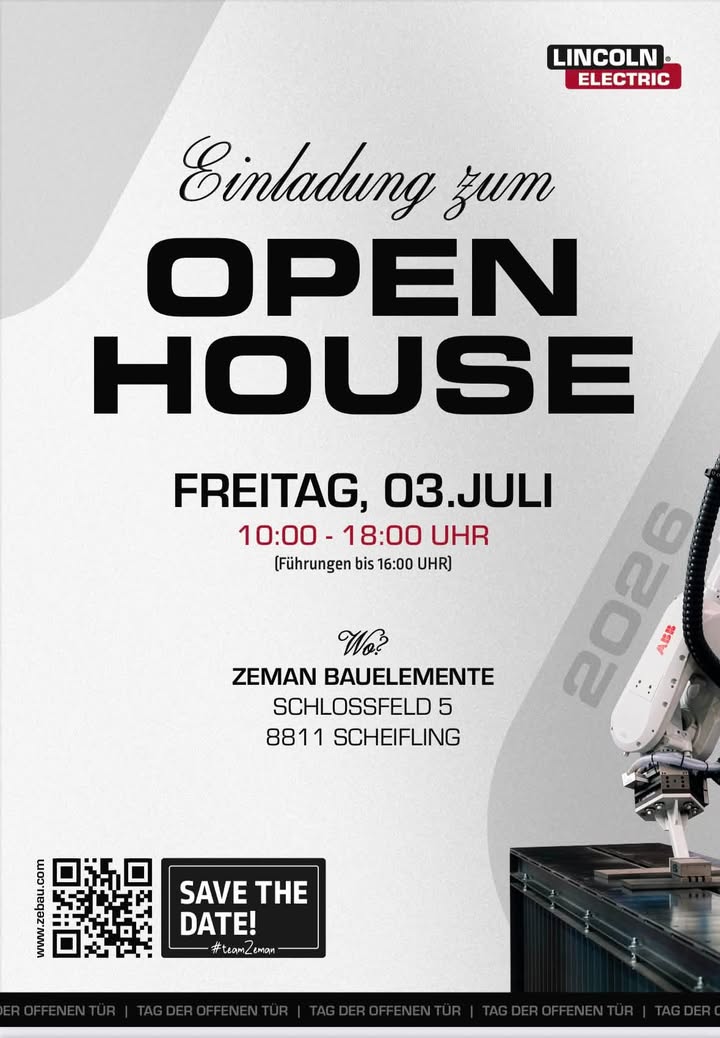 ‼️MORGEN - OPEN HOUSE - bei Zeman Machines am Firmengelände in Scheifling (Schlossfeld 5) 😁🥳