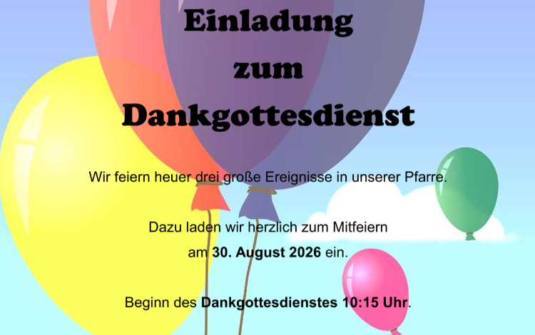 Dankgottesdienst