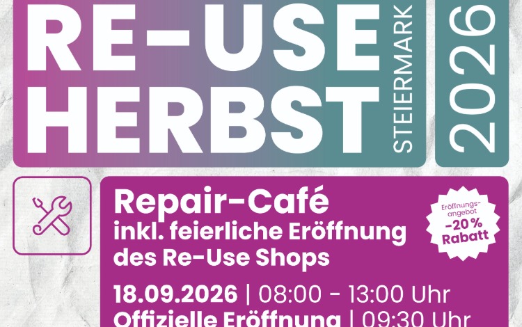 Eröffnung Repair-Café und Re-Use Shop