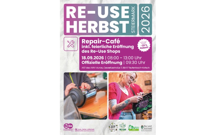 Repair-Café inkl. feierliche Eröffnung des Re-Use Shops