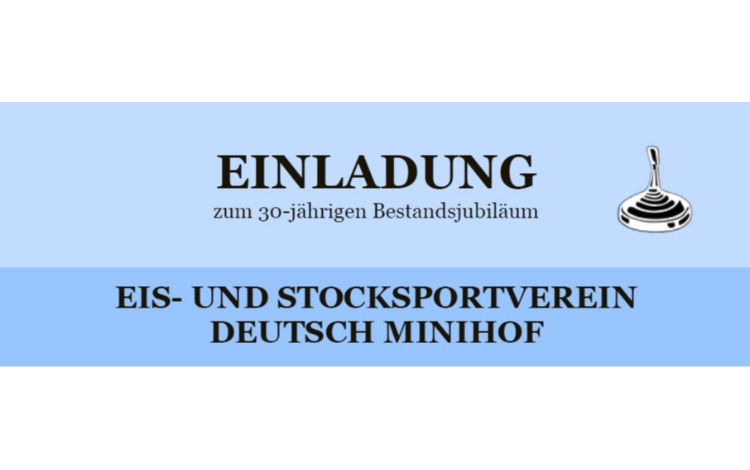 30 Jahre Jubiläumsfeier ESV Deutsch-Minihof
