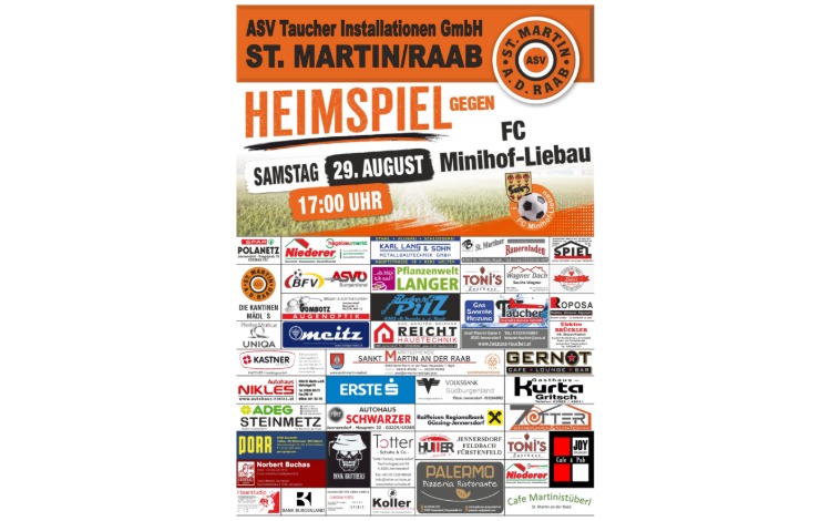 Heimspiel des ASV Sankt Martin an der Raab
