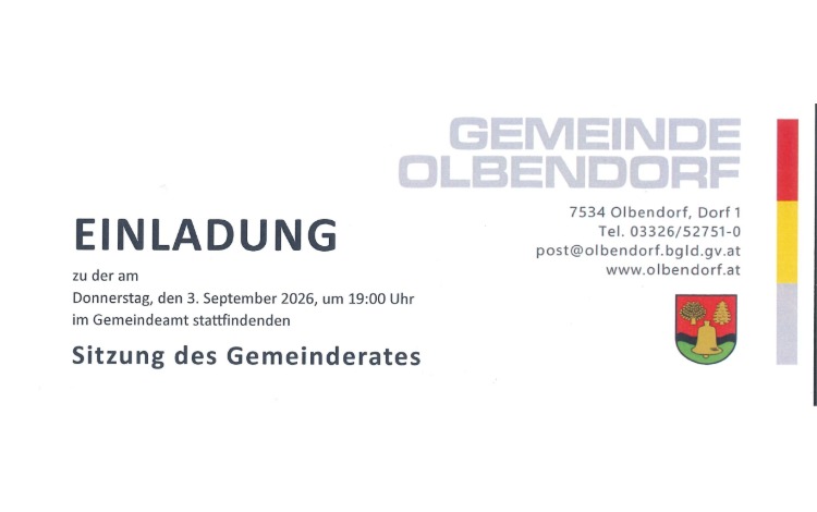 18. Sitzung des Gemeinderates