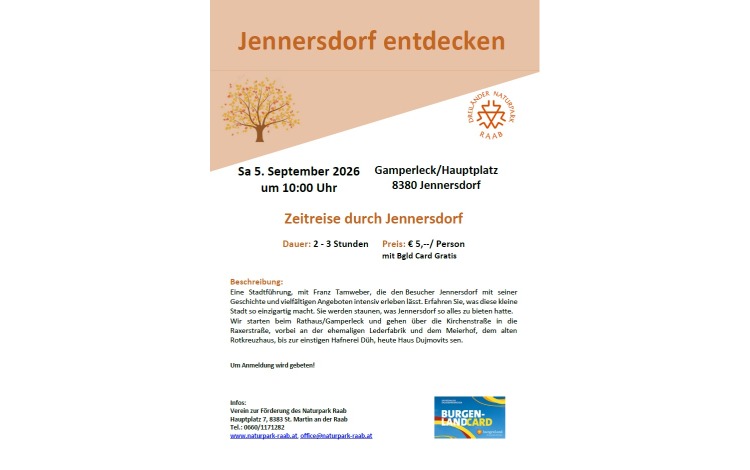 Zeitreise durch Jennersdorf