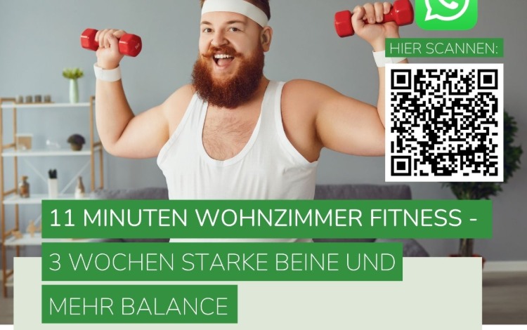 Kursstart - "11 Minuten Wohnzimmer Fitness - 3 Wochen starke Beine und Balance"