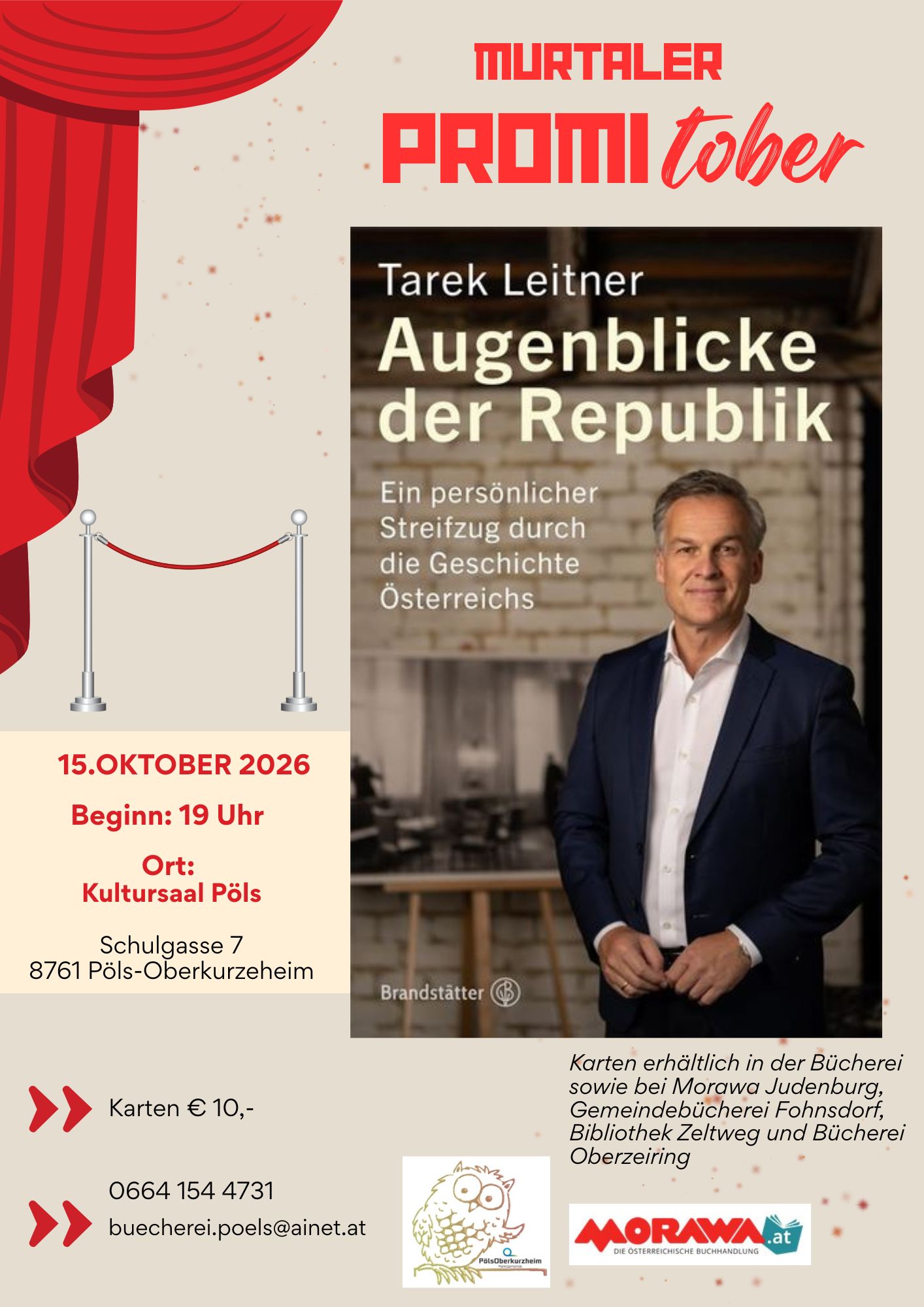 PROMITOBER - LESUNG mit Tarek Leitner