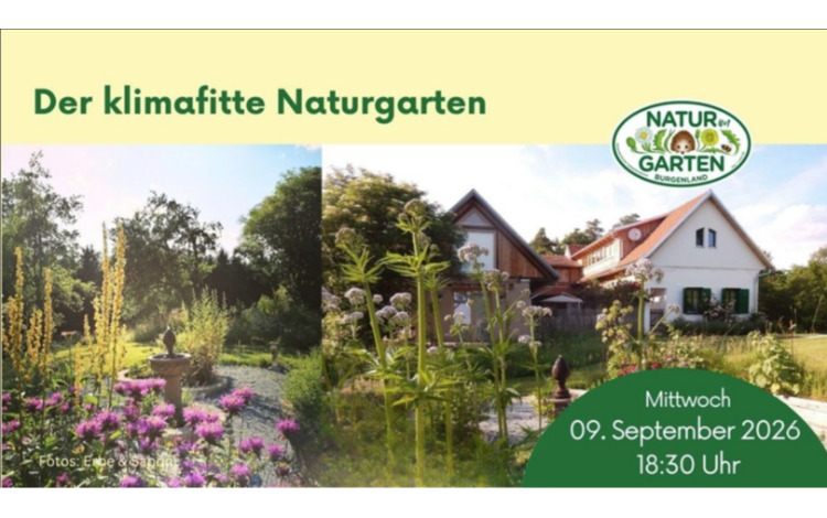 Infoveranstaltung Natur im Garten - Der klimafitte Naturgarten
