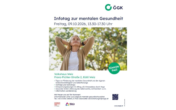 ÖGK - Infotag zur mentalen Gesundheit