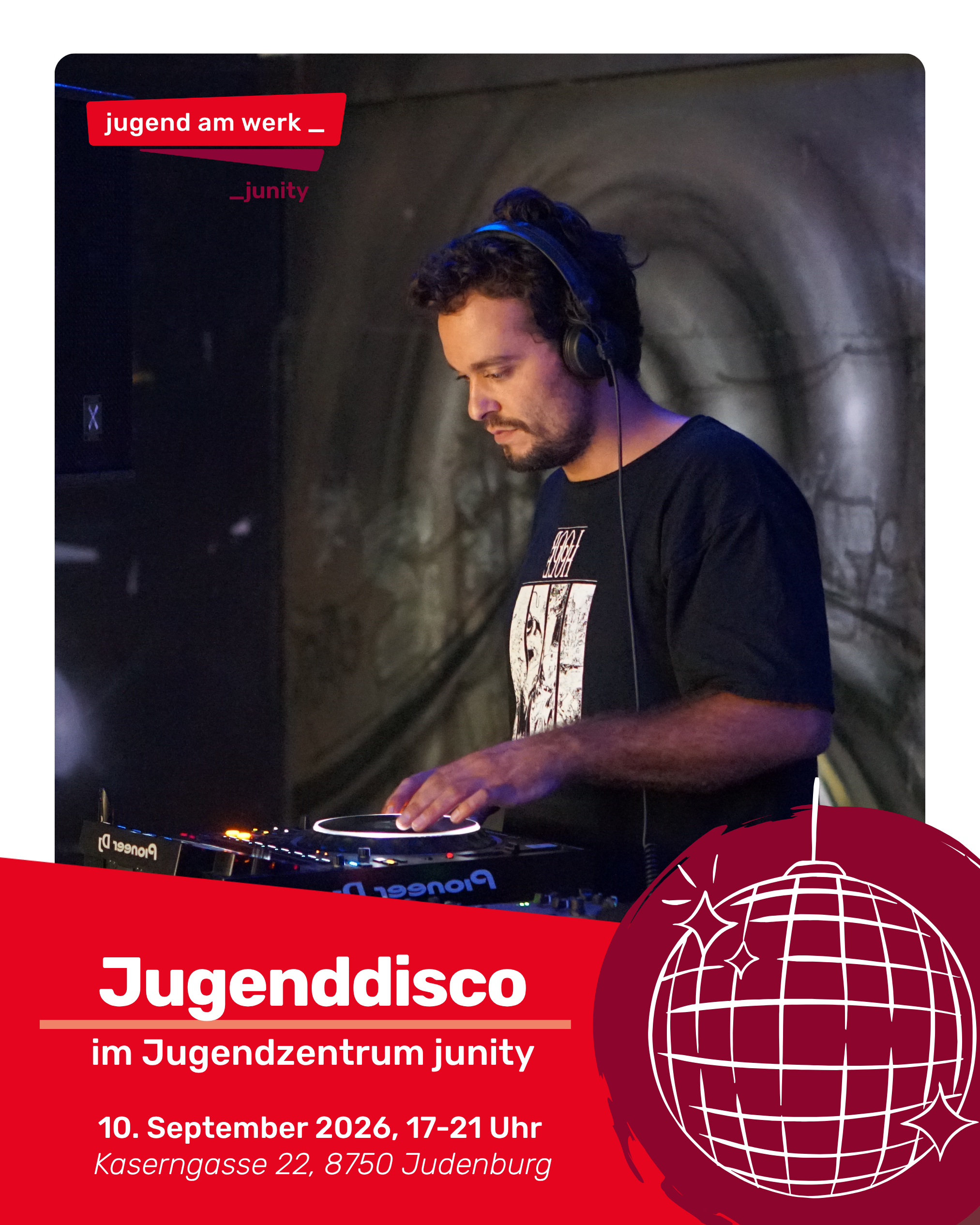 Jugenddisco im Jugendzentrum
