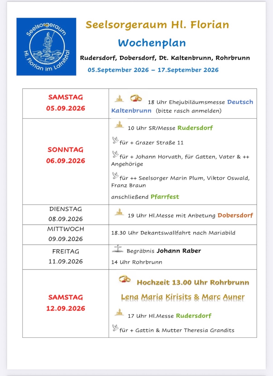 Gottesdienstsordnung 