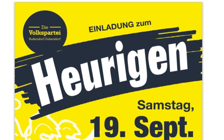ÖVP-Heuriger im Kultursaal