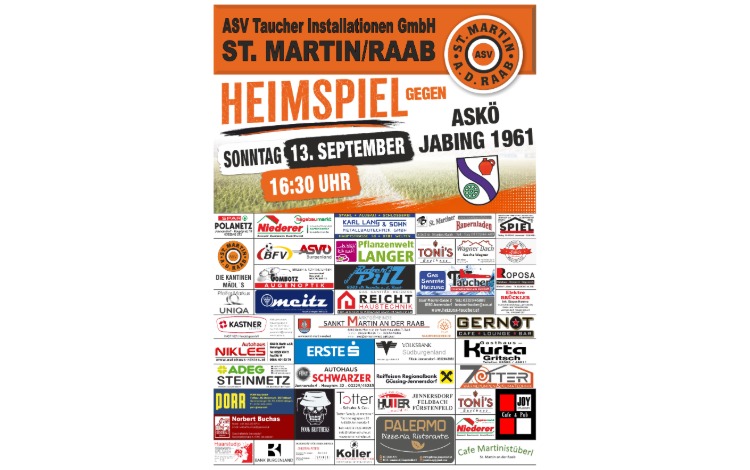 Heimspiel des ASV Sankt Martin an der Raab