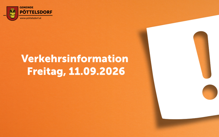 Verkehrsinformation für Freitag, 11. September 2026