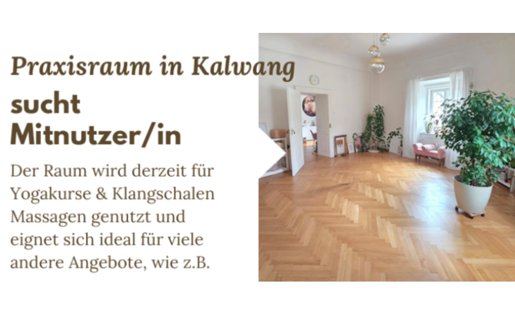 Praxisraum in Kalwang sucht Mitnutzer