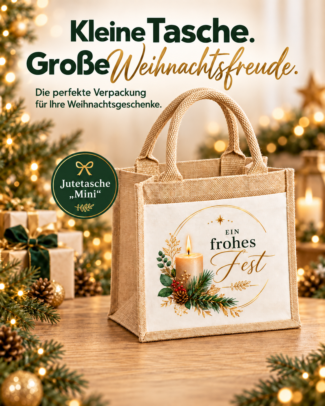 ❄️🎁 Kleine Tasche. Große Weihnachtsfreude! ❄️🎁