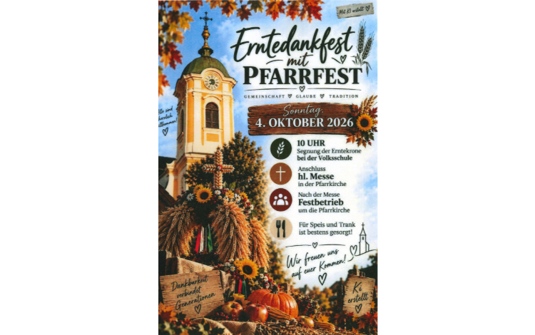 Röm.- kath. Pfarre: Erntedank- und Pfarrfest