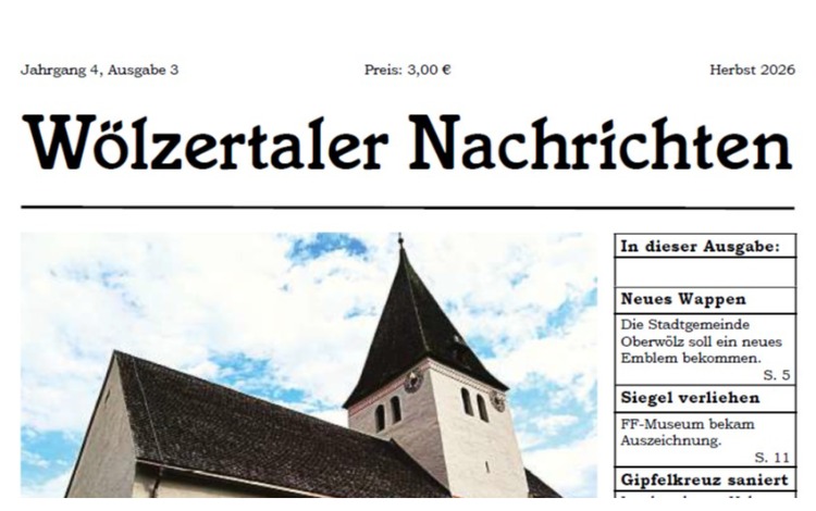 Wölzertaler Nachrichten - Ausgabe Herbst 2026