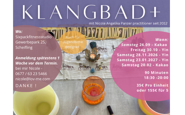 Klangbad+ mit Nicole Angelika Panzer