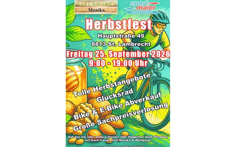 Naturwaren Monika und Sport Maier Herbstfest