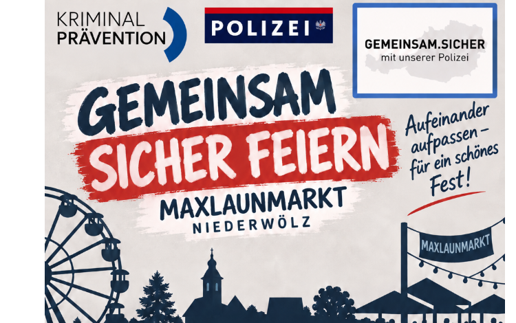 Maxlaunmarkt Niederwölz - Gemeinsam sicher feiern