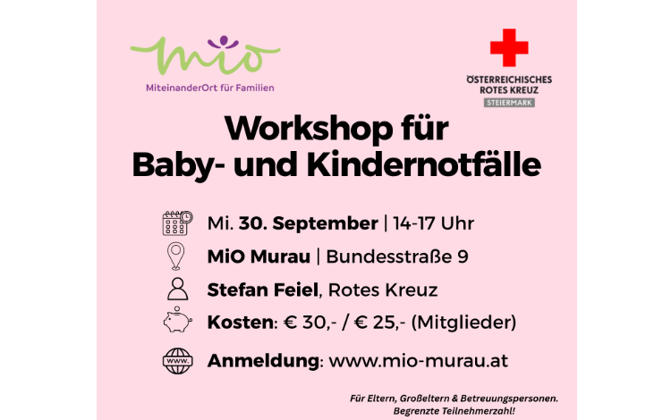 Workshop für Baby- und Kindernotfälle