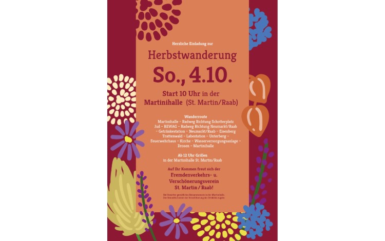 Wandertag des Verschönerungsvereines Sankt Martin an der Raab