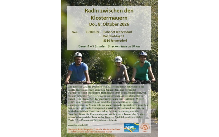 Radln zwischen den Klostermauern