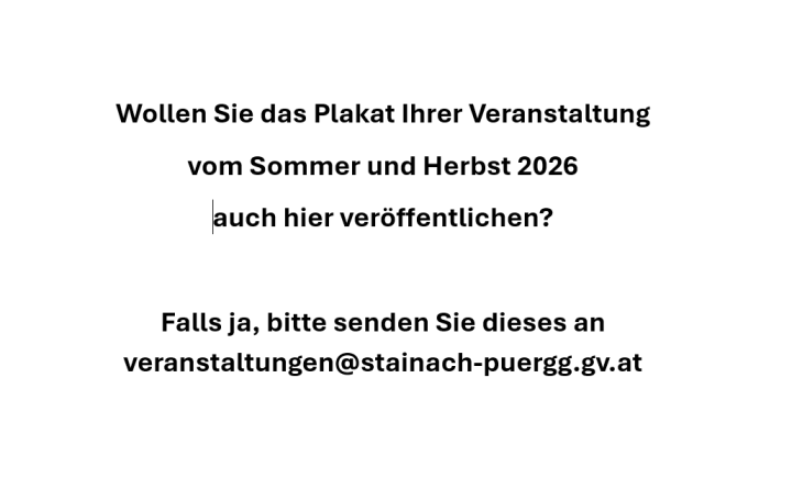 Veröffentlichung Plakat