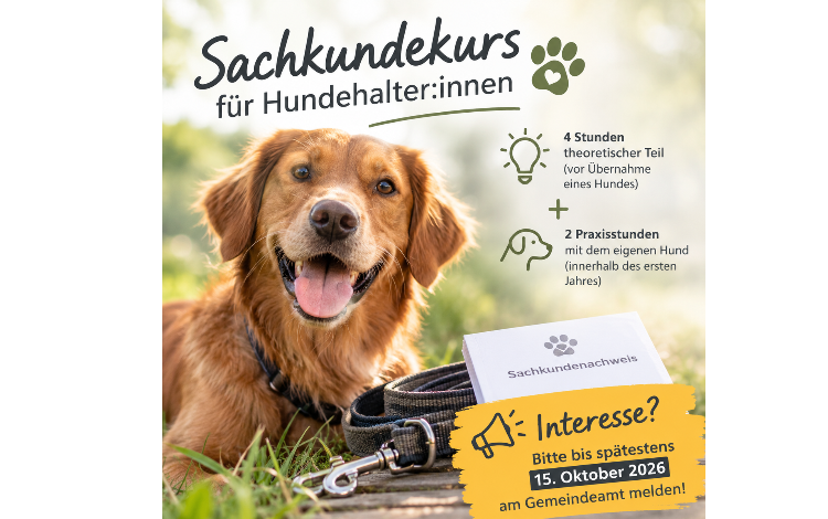Sachkundekurs für HundehalterInnen