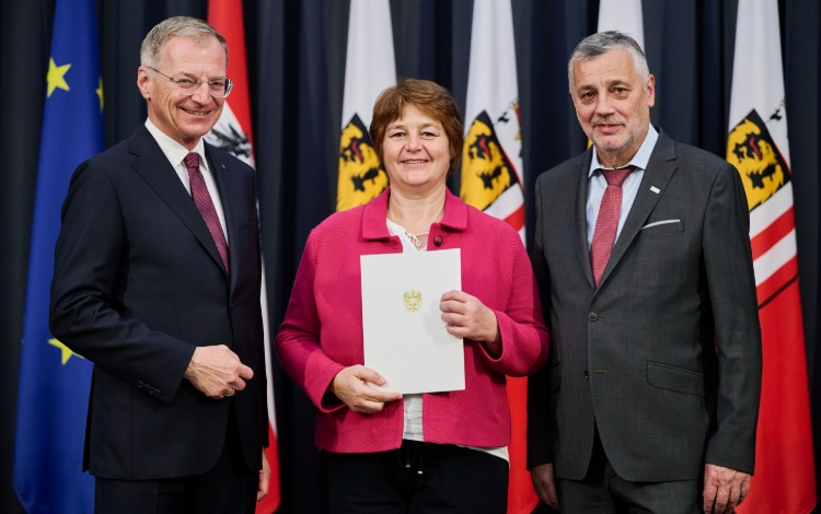 Dekretverleihung für die Leitung des Schulverbundes Gutau