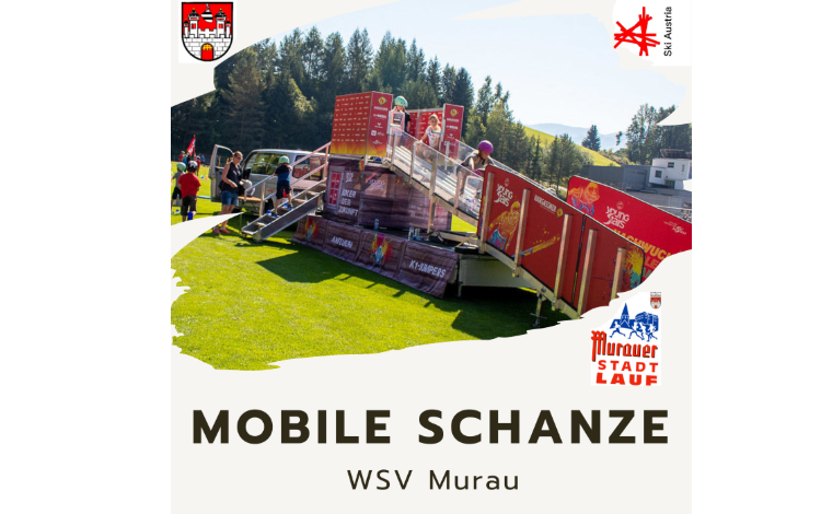 Mobile Schanze beim Stadtlauf Murau