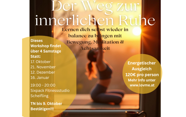 Der Weg zur innerlichen Ruhe - Workshop mit Nicole Angelika Panzer