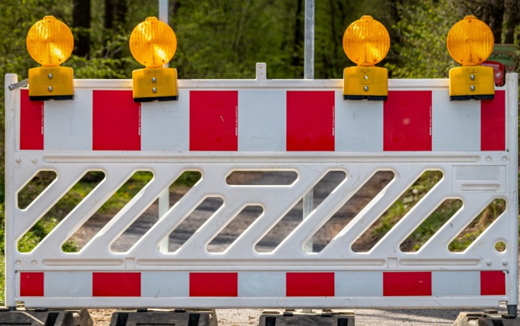 Sperre des Pendlerparkplatzes