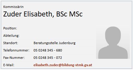 Zuder Elisabeth, Schulpsychologin