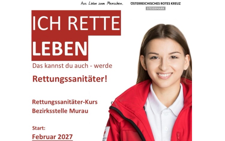 Rettungssanitäter-Kurs - ab Februar 2027