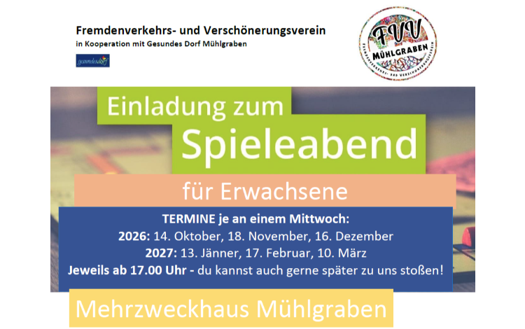 Spieleabend für Erwachsene