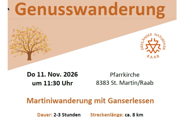 Martiniwanderung mit Ganserlessen