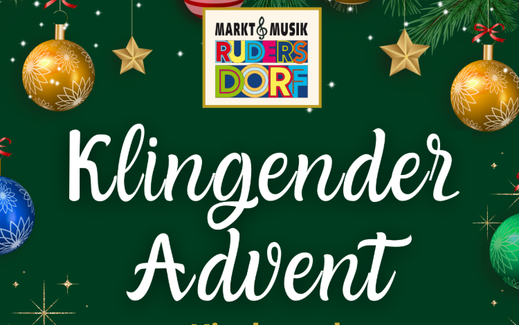 Klingender Advent am Kirchenplatz mit der Marktmusik Rudersdorf