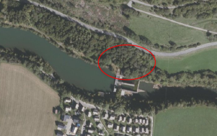 Schlägerungsarbeiten beim Kraftwerk St. Georgen