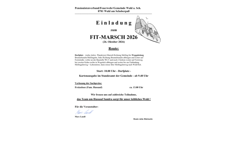 Fit-Marsch 2026!