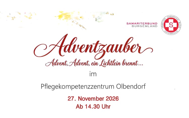 Adventzauber im Pflegekompetenzzentrum Olbendorf