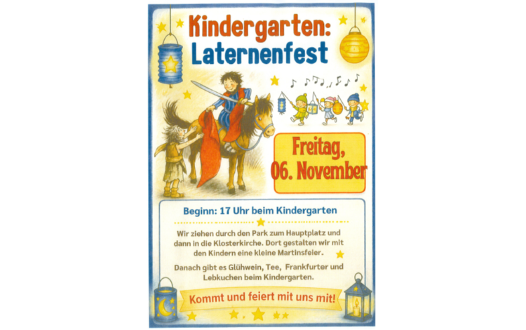 Kindergarten: Laternenfest