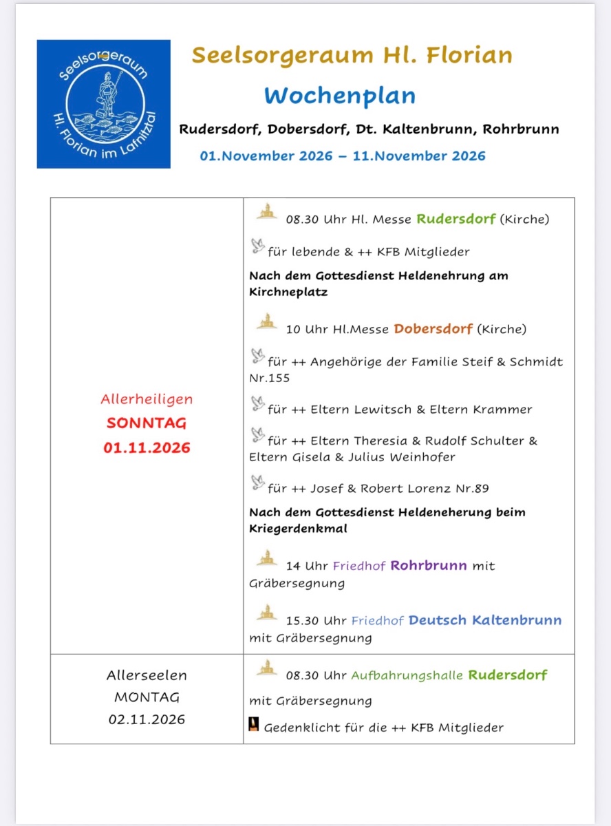 Gottesdienstsordnung 